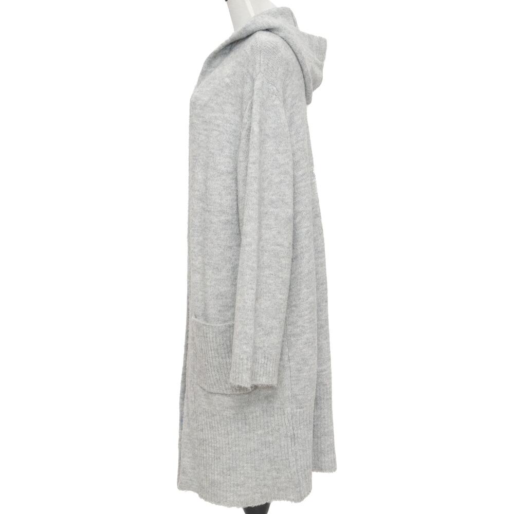Vigoss Gray Long Hooded Cardigan Size 2X - Picture 2 of 12